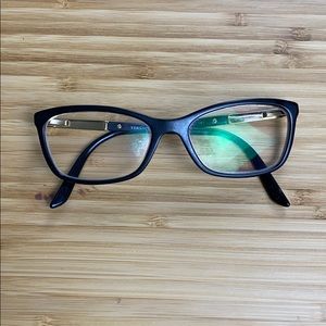 Versace Rectangle 3186 Black Frame Eyeglasses